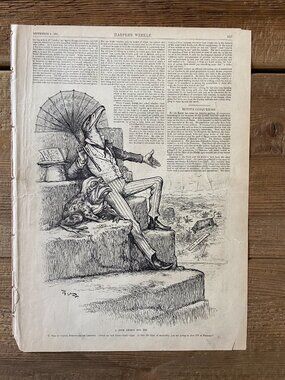 Harpers Weekly, Thomas Nast, Political Carton
